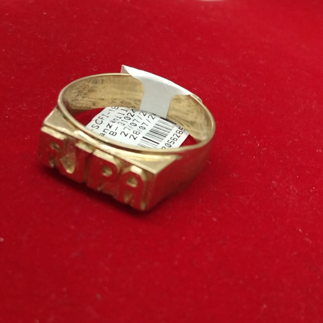 ANILLO ORO 14 K 6.4 GRMS (SEMINUEVO)