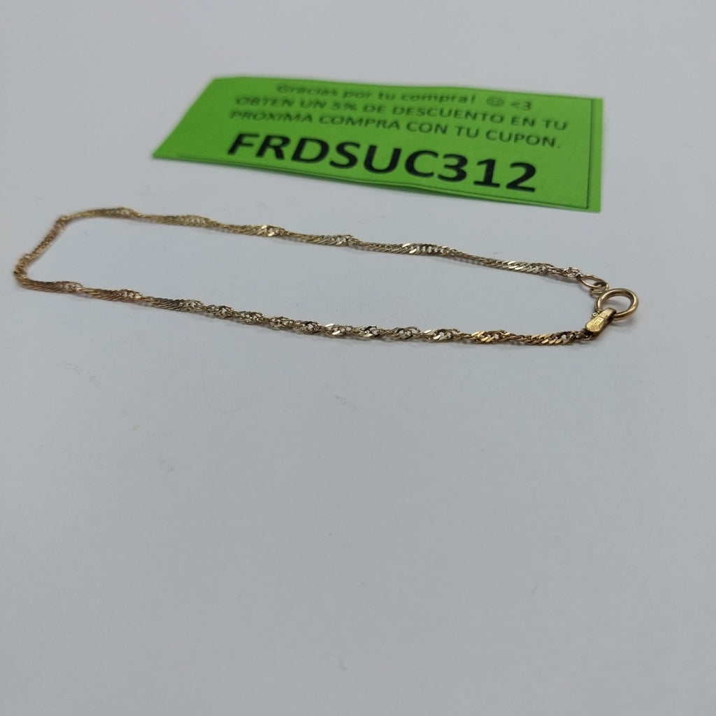 PULSERA ORO 10 K 0.8 GRMS (SEMINUEVO)