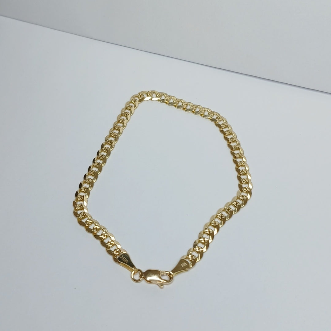 PULSERA BARBADA 14K 21 CM 7.5 GR (NUEVO)