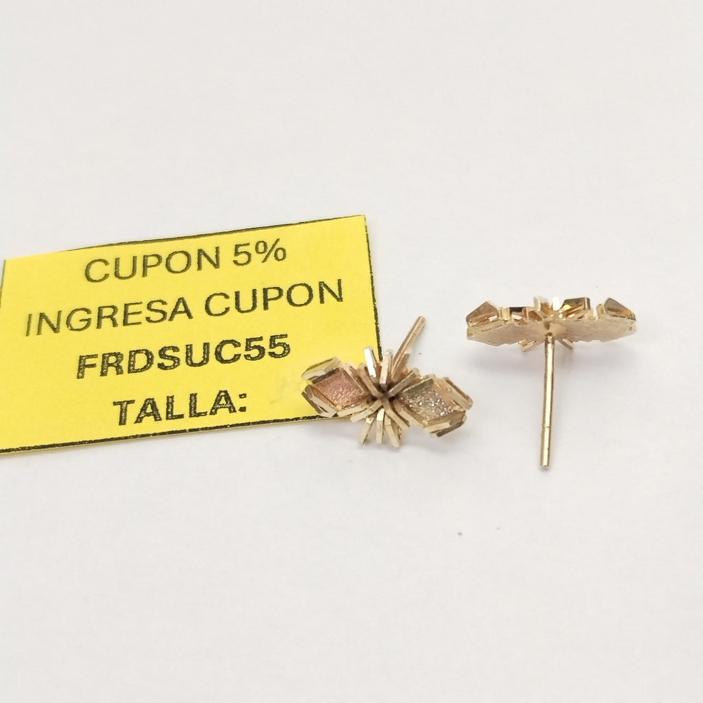 ARETES PAR ORO 14 K 1,20 GRMS (SEMINUEVO)