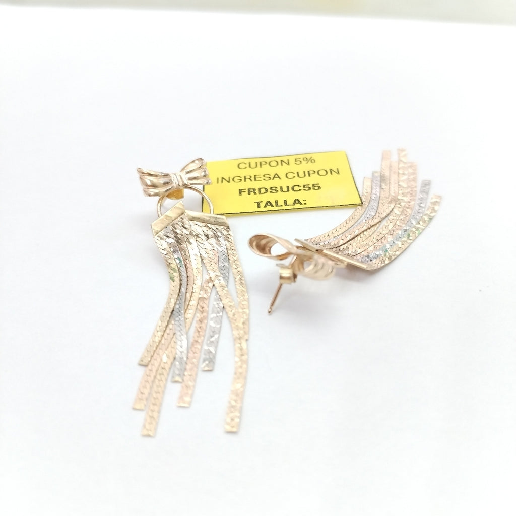 ARETES PAR ORO 14 K 6,20 GRMS (SEMINUEVO)