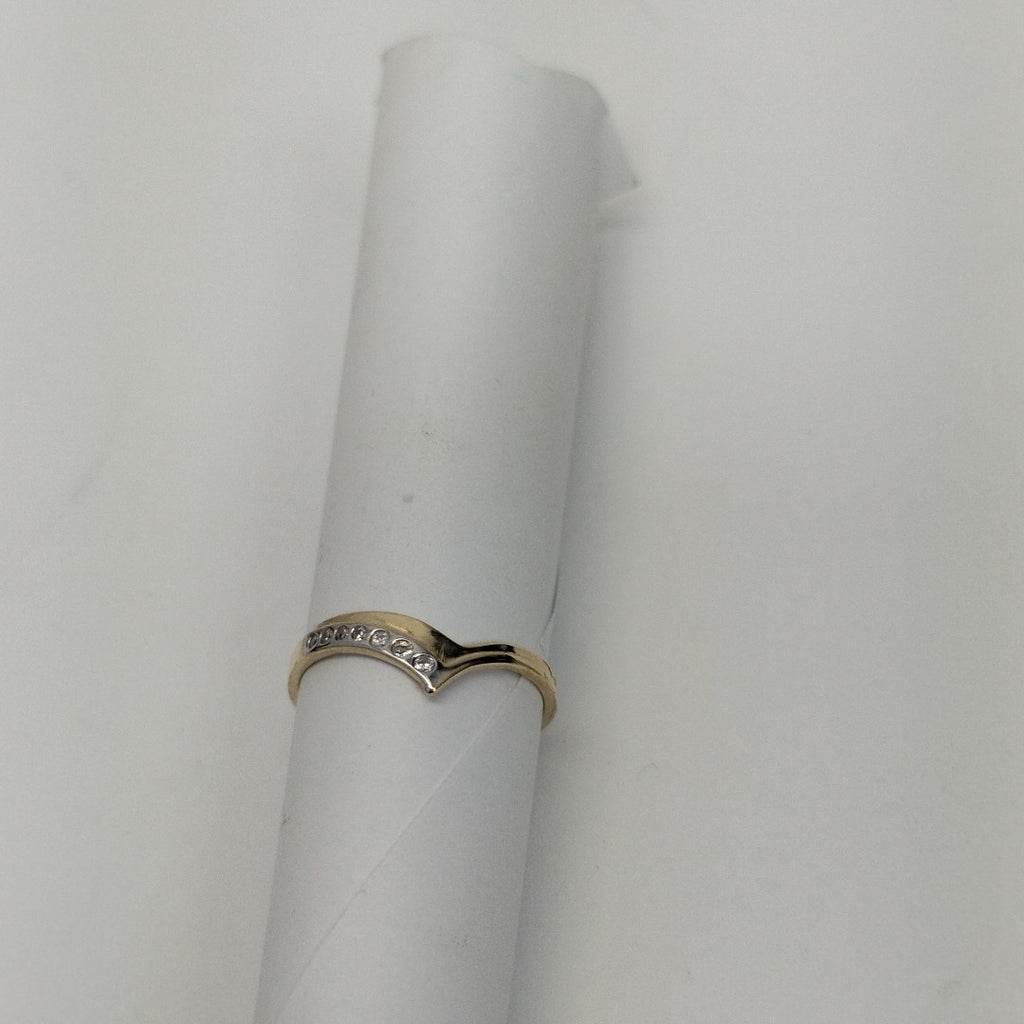 ANILLOS CON CIRCONIAS 14K TALLA 7 1 GR (NUEVO)