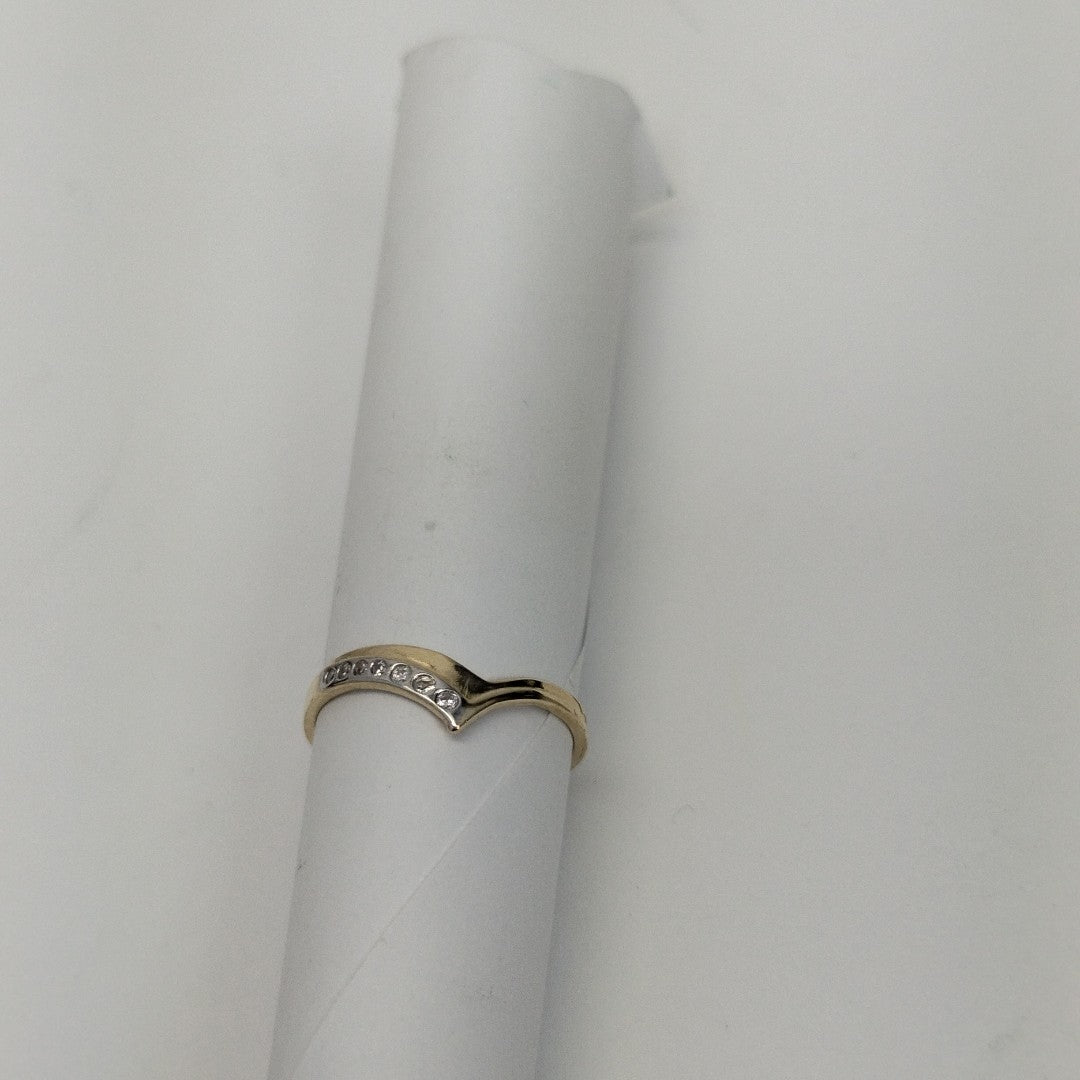 ANILLOS CON CIRCONIAS 14K TALLA 7 1 GR (NUEVO)