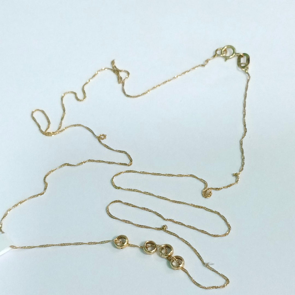 GARGANTILLA ORO 14 K 0,80 GRMS (SEMINUEVO)