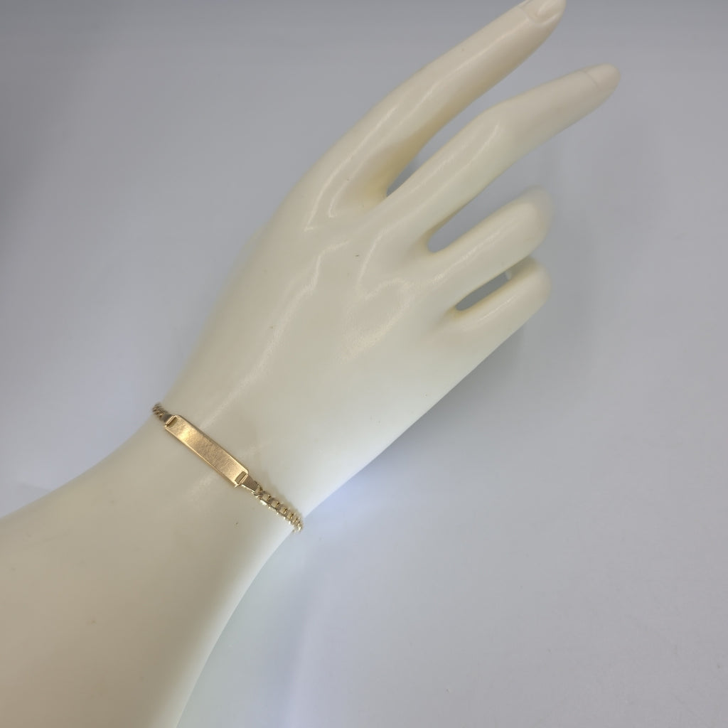 ESCLAVA ORO, RODIADO 10 K 2.4 GRMS (SEMINUEVO)