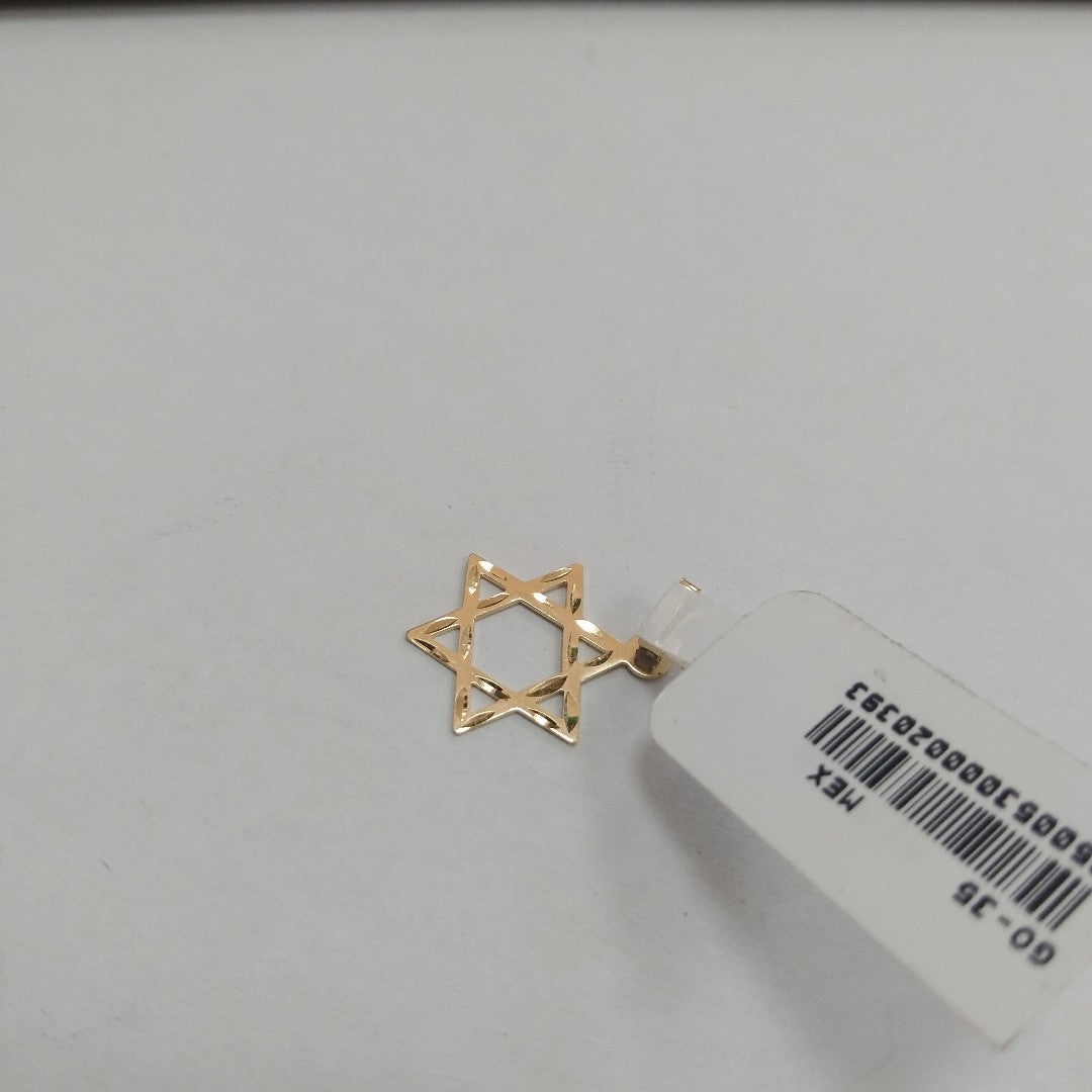DIJE TEJIDO ESTRELLA DE DAVID 14K 0.5 GR (NUEVO)