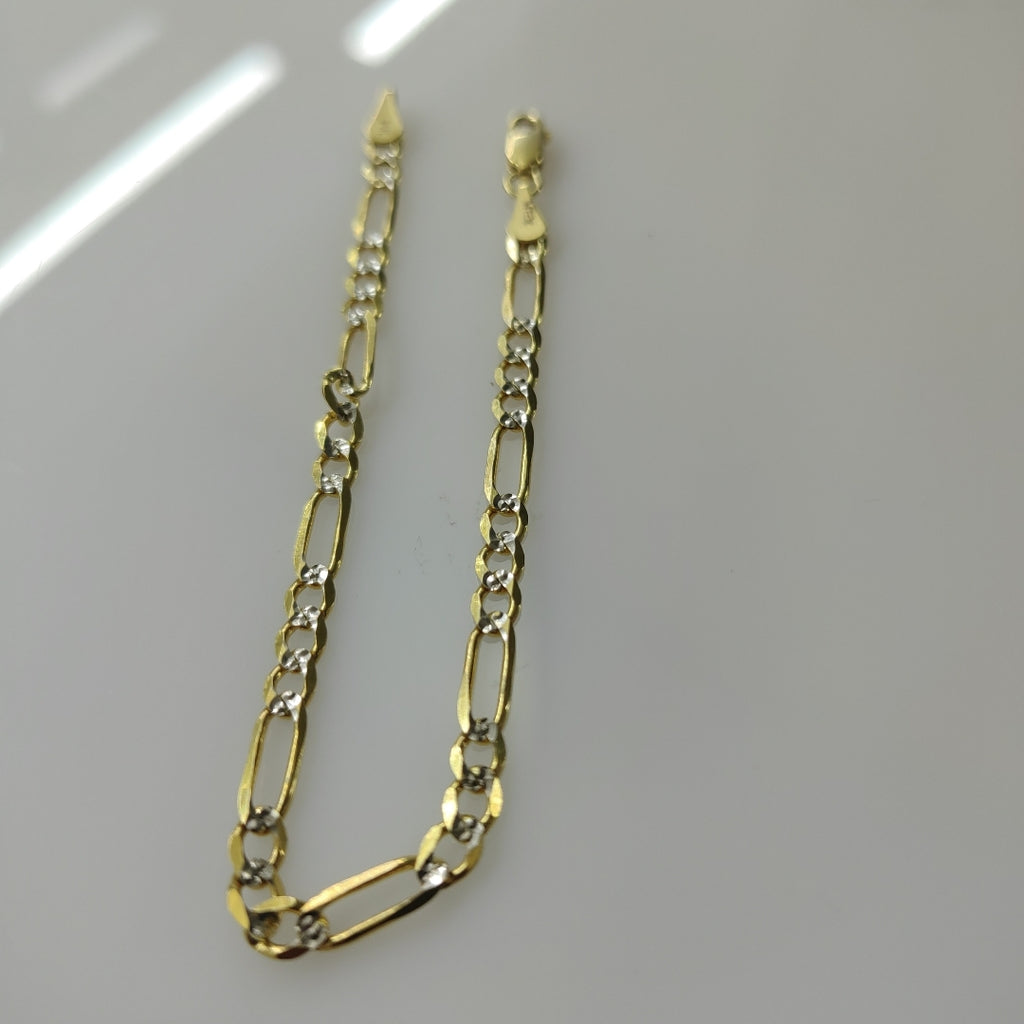 PULSERA 3X1 14K 18 CM 4 GR (NUEVO)