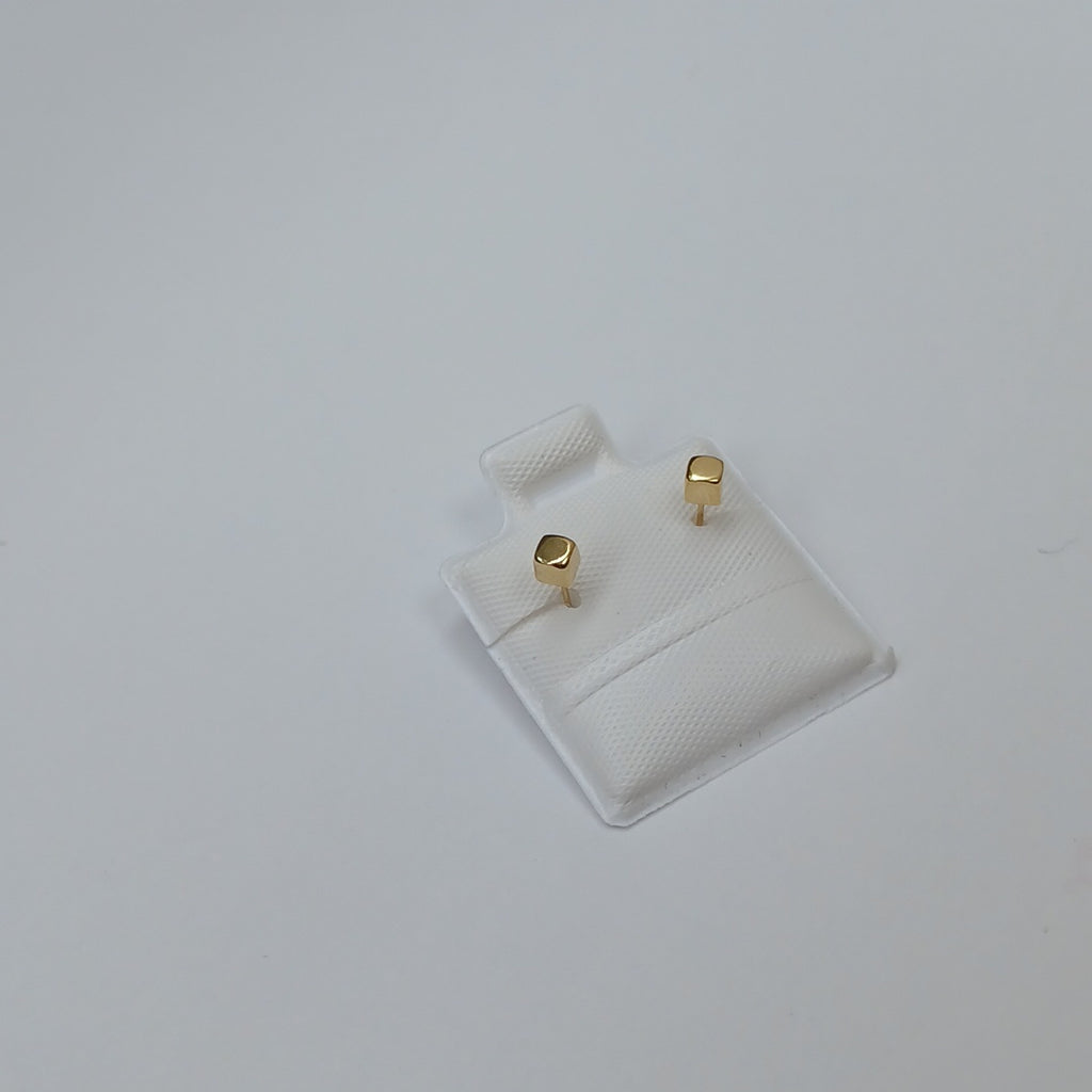 BROQUELES BROQUEL FIG CUBO 14K 0.203 GR (NUEVO)