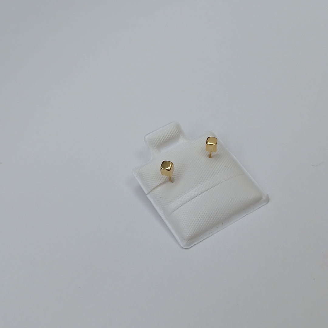 BROQUELES BROQUEL FIG CUBO 14K 0.203 GR (NUEVO)