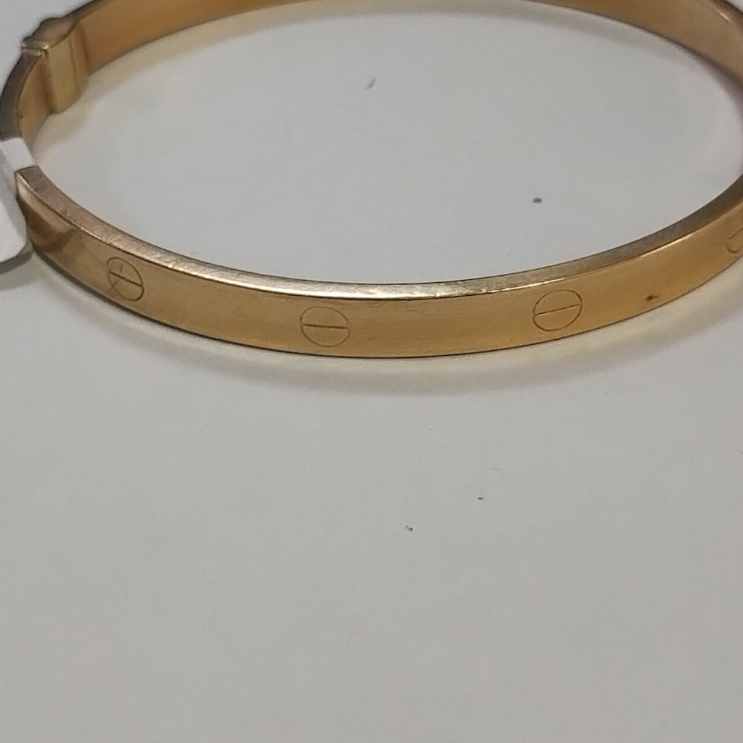 PULSERA RIGIDA ORO 10 K 9.6 GRMS (SEMINUEVO)