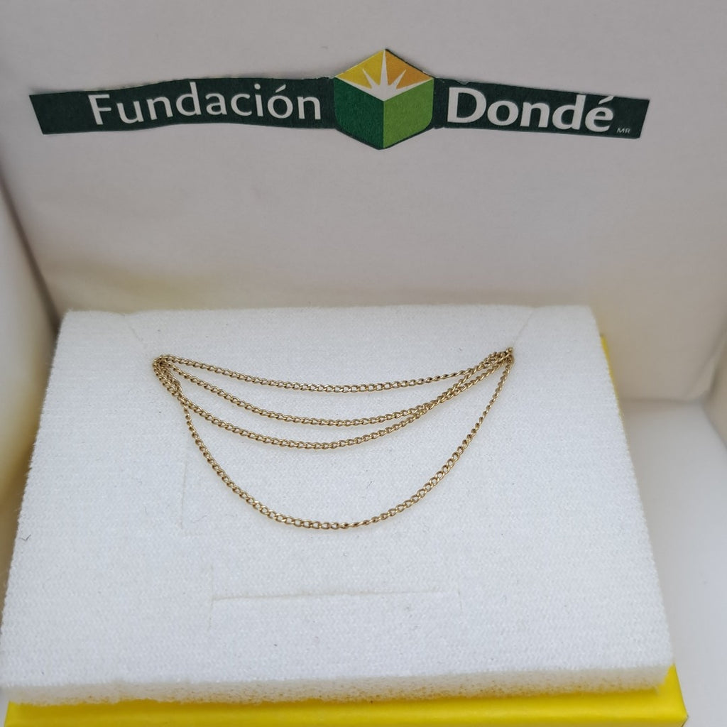 CADENA ORO 14 K 1,60 GRMS (SEMINUEVO)