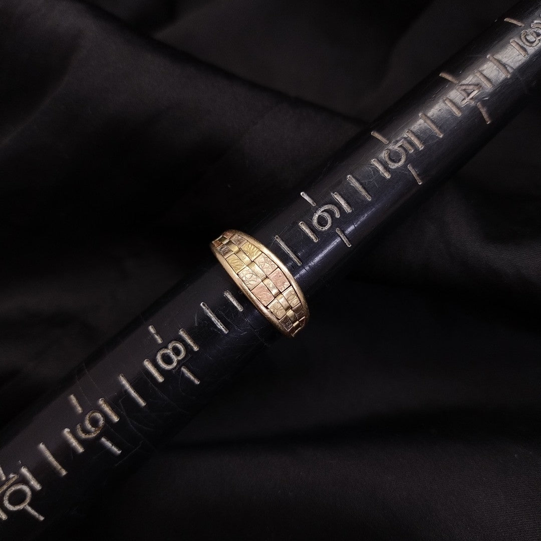 ANILLO ORO,ORO COMBINADO 14 K 2,90 GRMS (SEMINUEVO)
