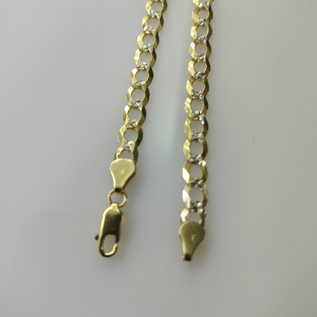 PULSERA BARBADA 14K 21 CM 5.6 GR (NUEVO)