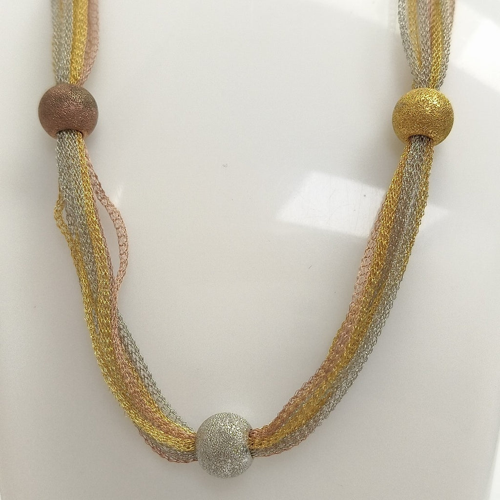 GARGANTILLA ORO COMBINADO 10 K 11,20 GRMS (SEMINUEVO)