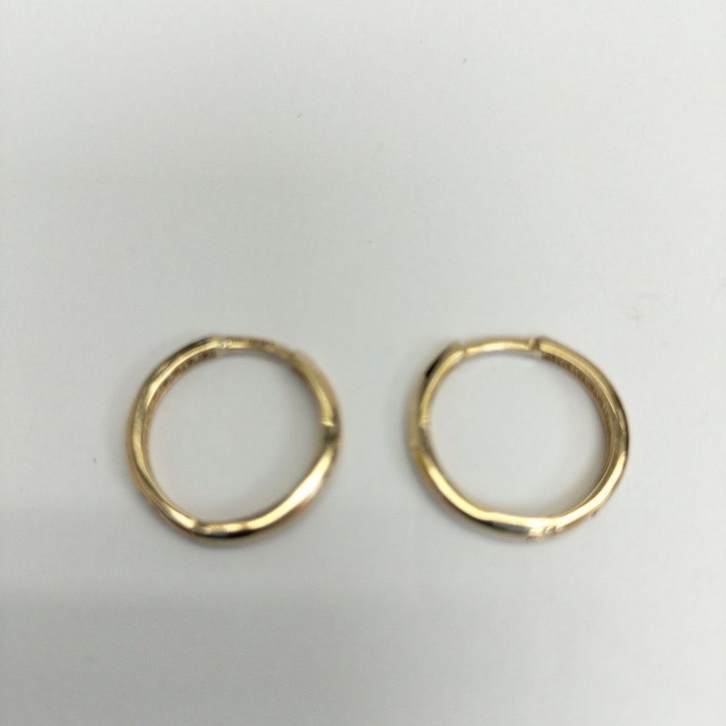 ARETES HUGGIES C CIRCONIA 14K 1.7 GR (NUEVO)
