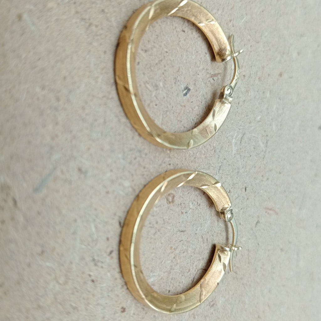 ARRACADAS PAR ORO 14 K 2.8 GRMS (SEMINUEVO)