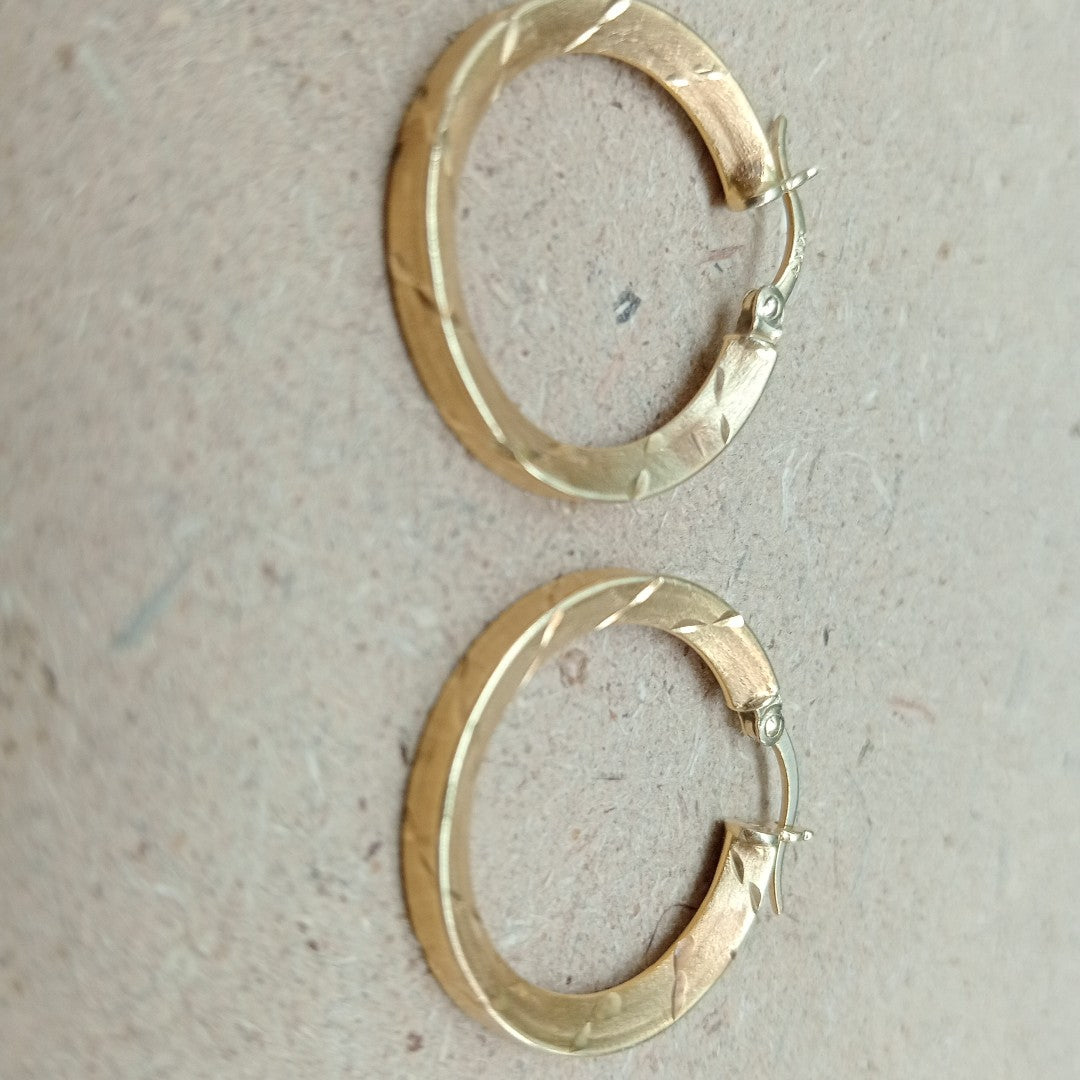 ARRACADAS PAR ORO 14 K 2.8 GRMS (SEMINUEVO)