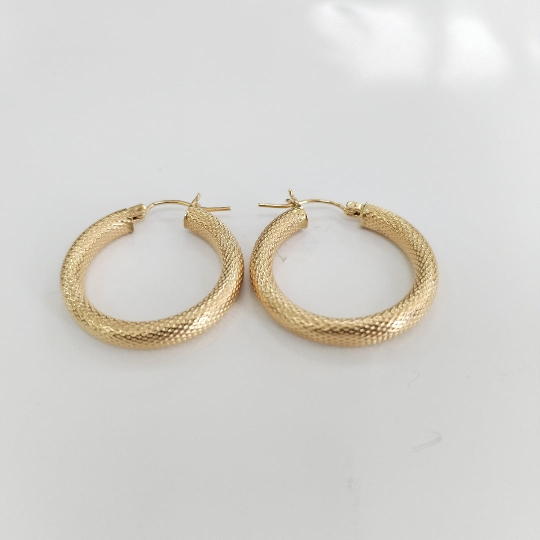 ARRACADAS PAR ORO 14 K 3,40 GRMS (SEMINUEVO)