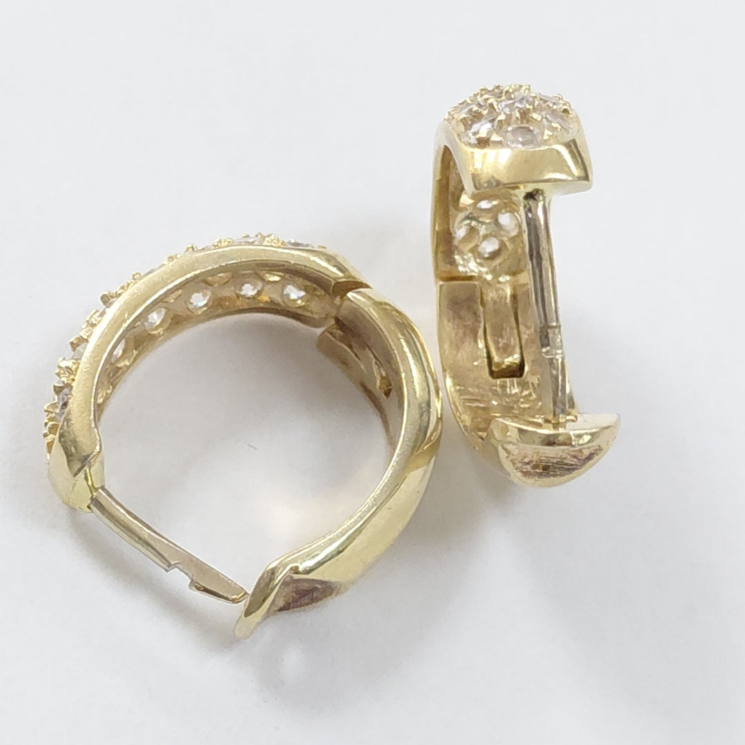 ARRACADAS PAR ORO 14 K 6.7 GRMS (SEMINUEVO)