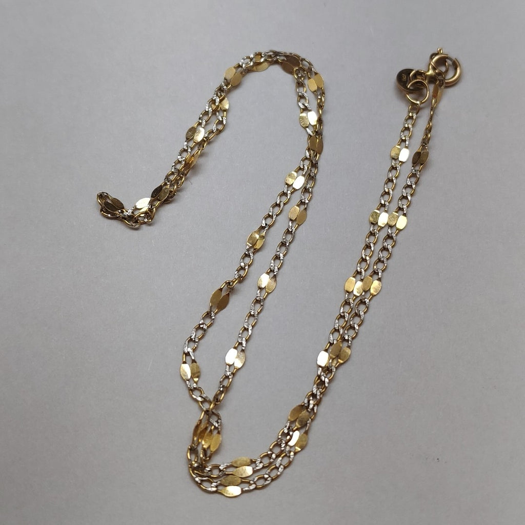 CADENA ORO,RODIADO 10 K 1,30 GRMS (SEMINUEVO)