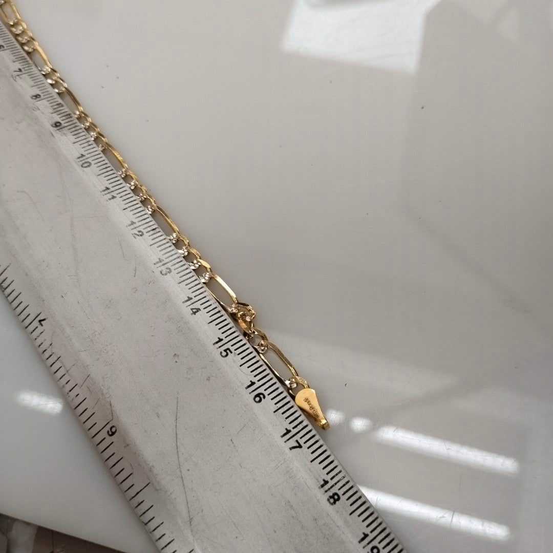 PULSERA 3X1 14K 18 CM 4 GR (NUEVO)