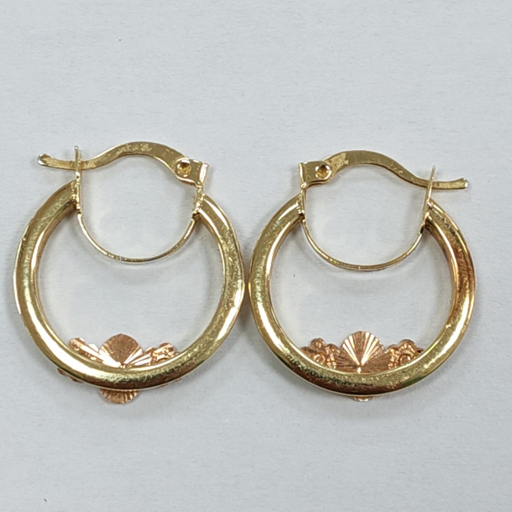 ARRACADAS PAR ORO 14 K 2,40 GRMS (SEMINUEVO)