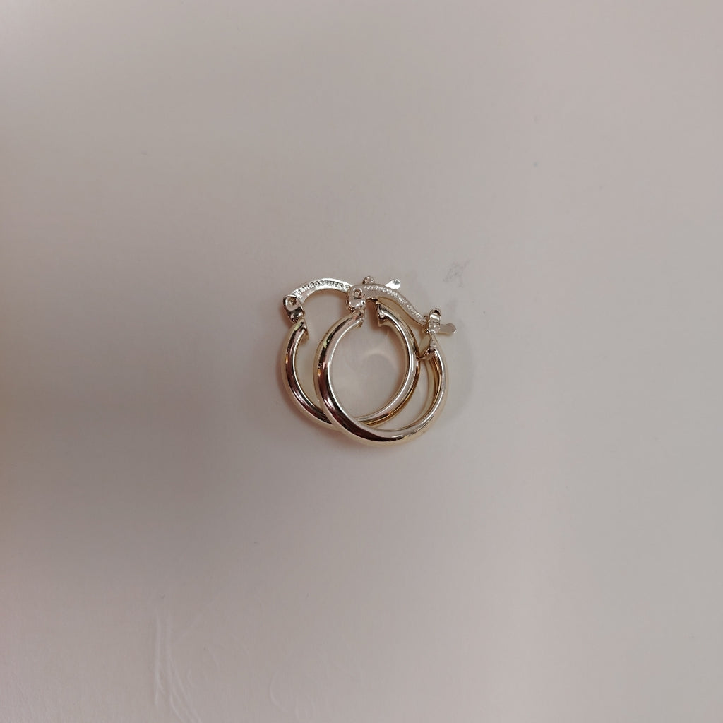 ARETES ARRACADA LISA 14K 1.8 GR (NUEVO)