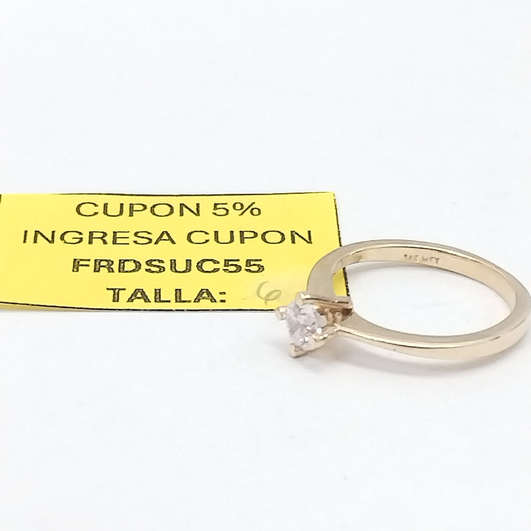 ANILLITO ORO 14 K 2,20 GRMS (SEMINUEVO)