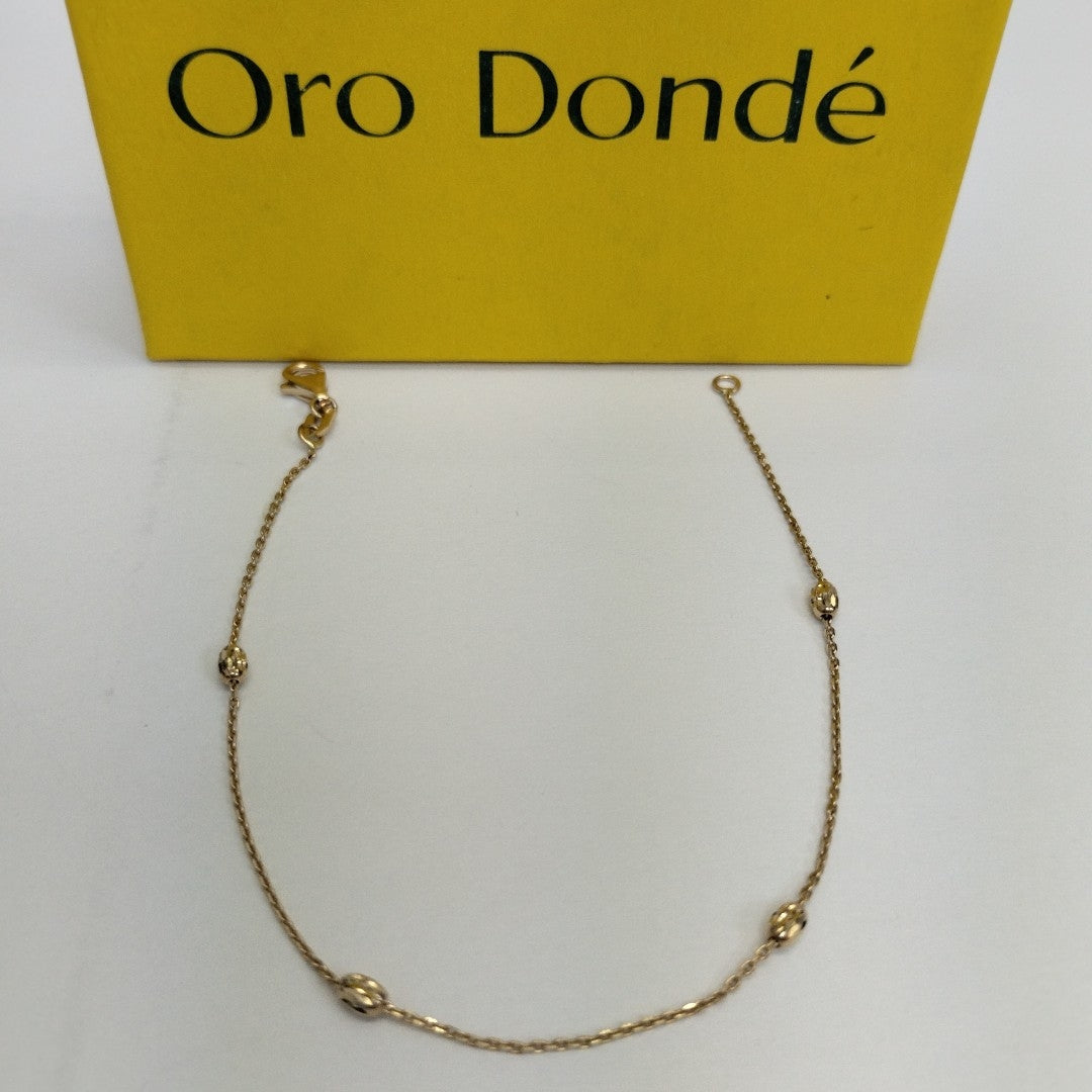 PULSERAS DAMA ORO 14K 1.2 (NUEVO)