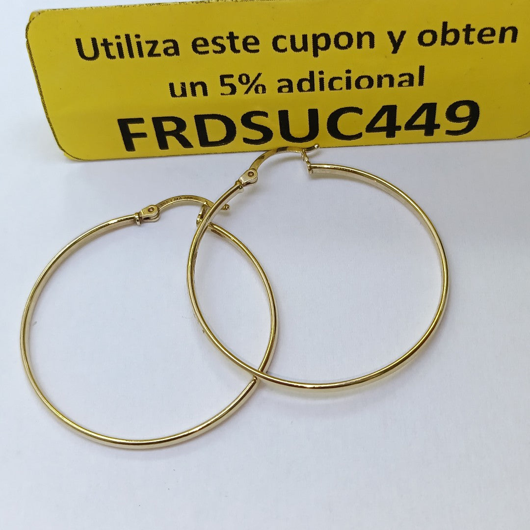 ARRACADAS PAR ORO 14 K 2.6 GRMS (SEMINUEVO)