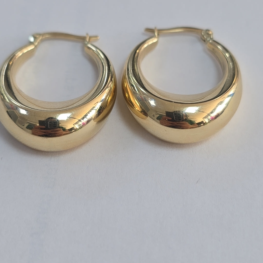 ARRACADAS PAR ORO 14 K 3 GRMS (SEMINUEVO)