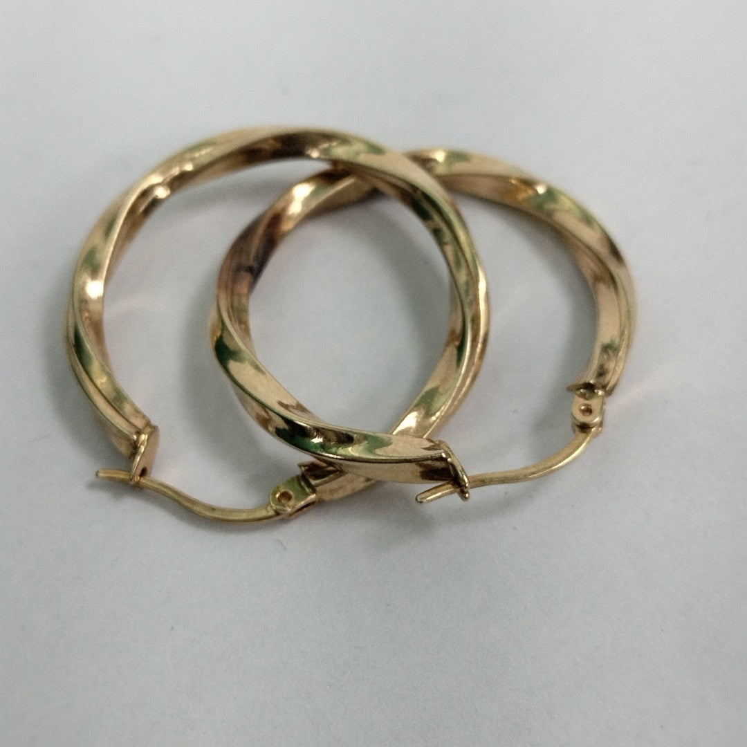 ARRACADAS PAR ORO 14 K 4,90 GRMS (SEMINUEVO)