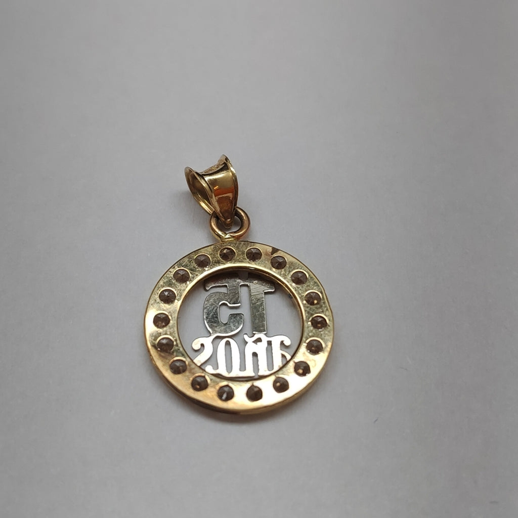 MEDALLA CONMEMORATIVA ORO 10 K 1,00 GRMS (SEMINUEVO)