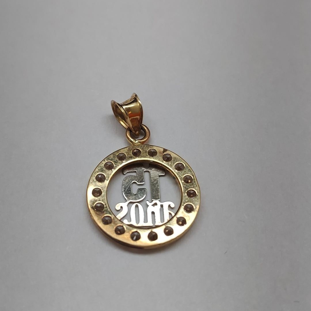 MEDALLA CONMEMORATIVA ORO 10 K 1,00 GRMS (SEMINUEVO)