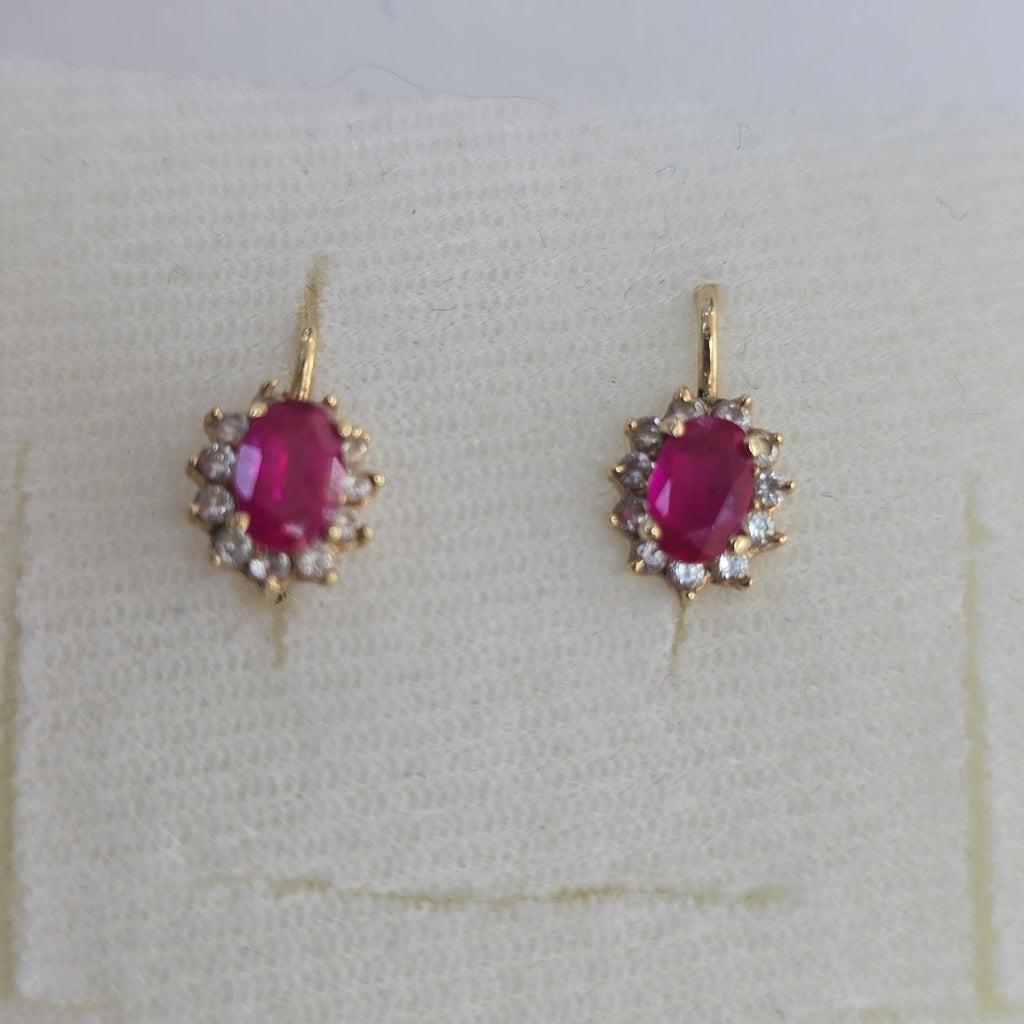 ARETES PAR ORO 10 K 1.5 GRMS (SEMINUEVO)