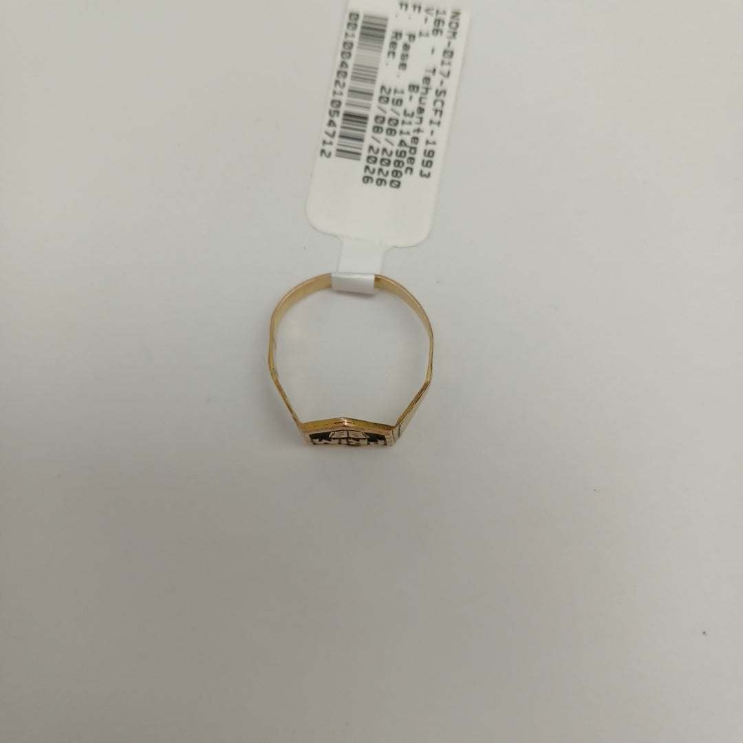ANILLO DE GRADUACIÓN ORO 8 K 1,80 GRMS (SEMINUEVO)