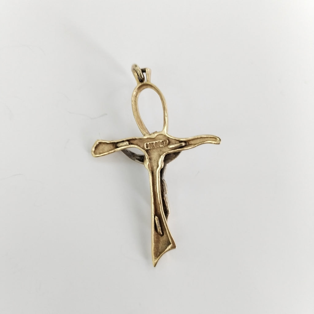 CRUCIFIJO ORO 14 K 4,30 GRMS (SEMINUEVO)
