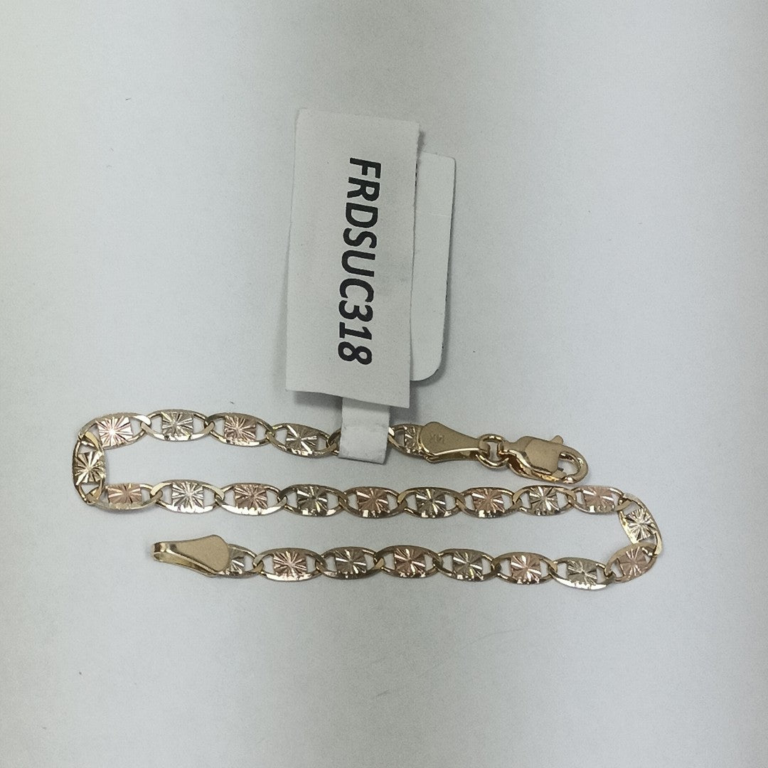 PULSERA GUCHI 14K 18 CM 3 GR (NUEVO)