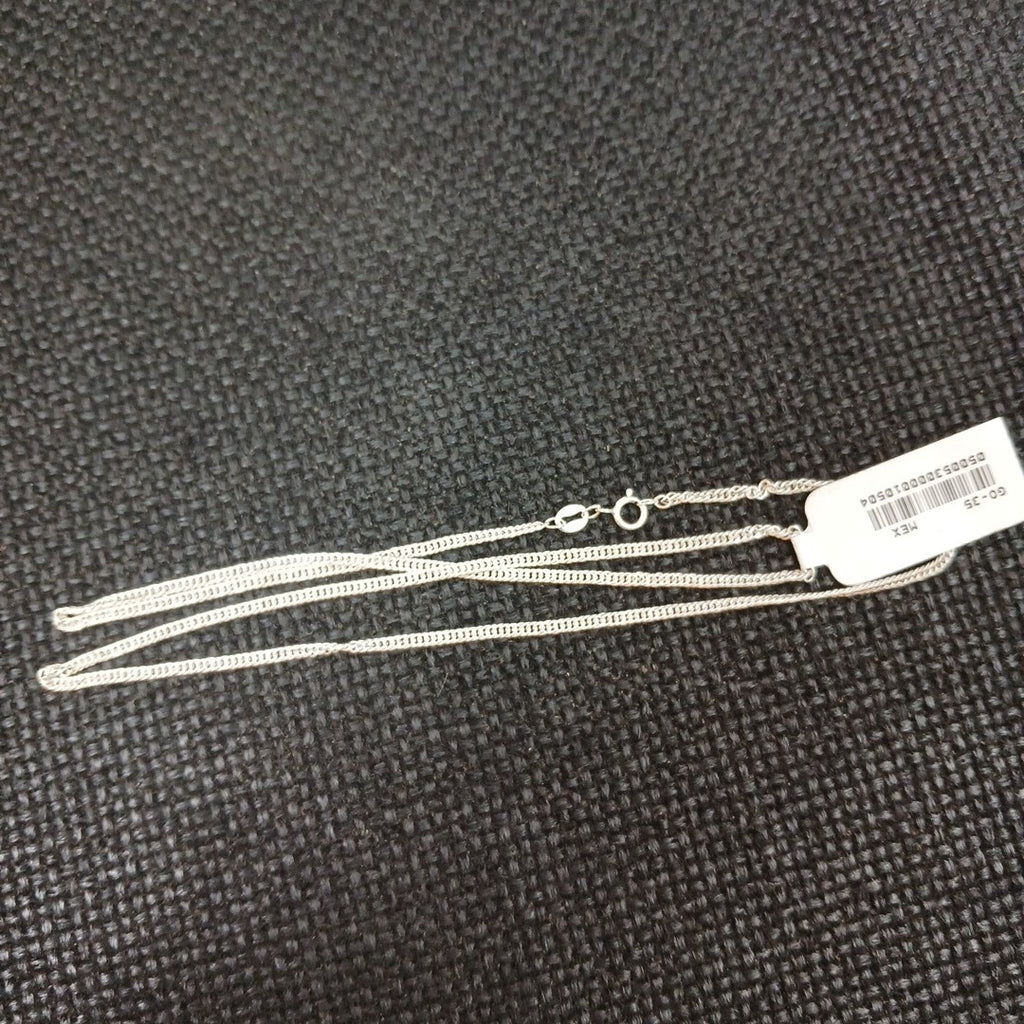 CADENA BARBADA PLATA .925 50 CM 4.32 GR (NUEVO)