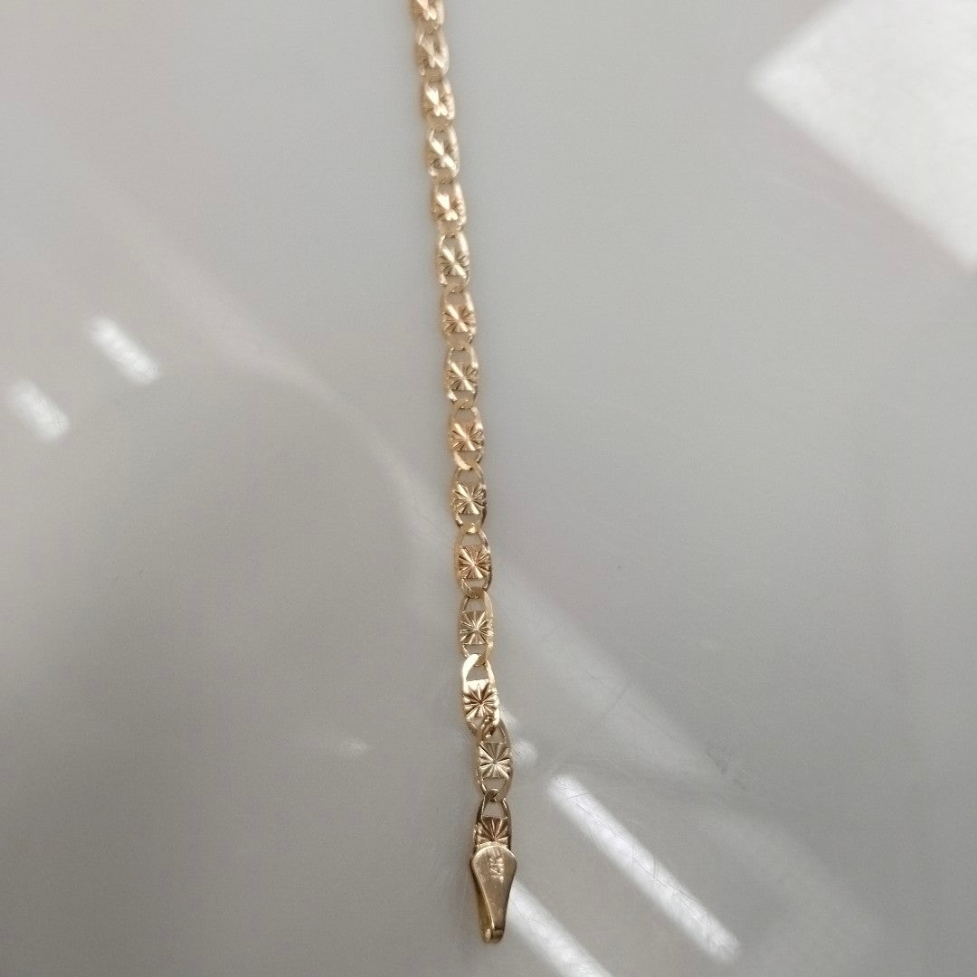 PULSERA GUCHI 14K 18 CM 2.9 GR (NUEVO)