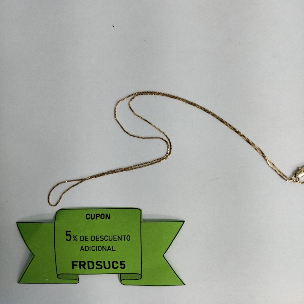CADENA ORO 14 K 1,60 GRMS (SEMINUEVO)