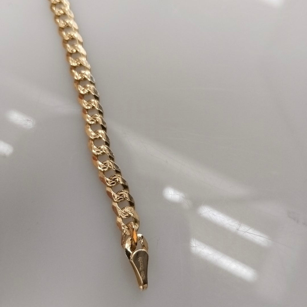PULSERA BARBADA 14K 21 CM 7.6 GR (NUEVO)