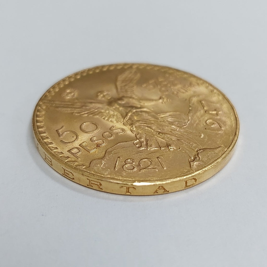 K1 41.6 GRMS 21 K IDENTIFICACIÓN MONEDA NOMINATIVA MONEDAS PESOS 50 PESOS (SEMINUEVO)