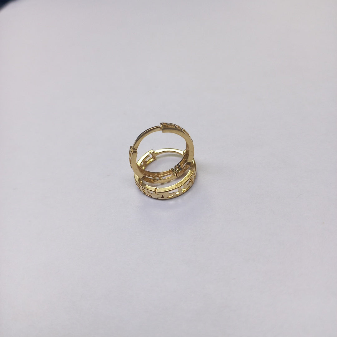 ARRACADAS PAR ORO 14 K 1.2 GRMS (SEMINUEVO)