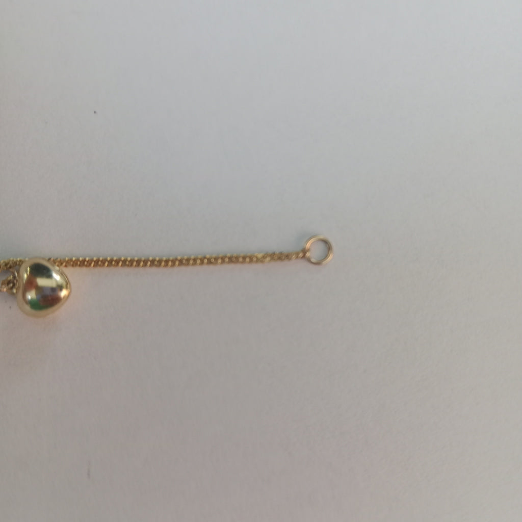 PULSERA ESPECIAL DIJES 10K 18 CM 1.6 GR (NUEVO)