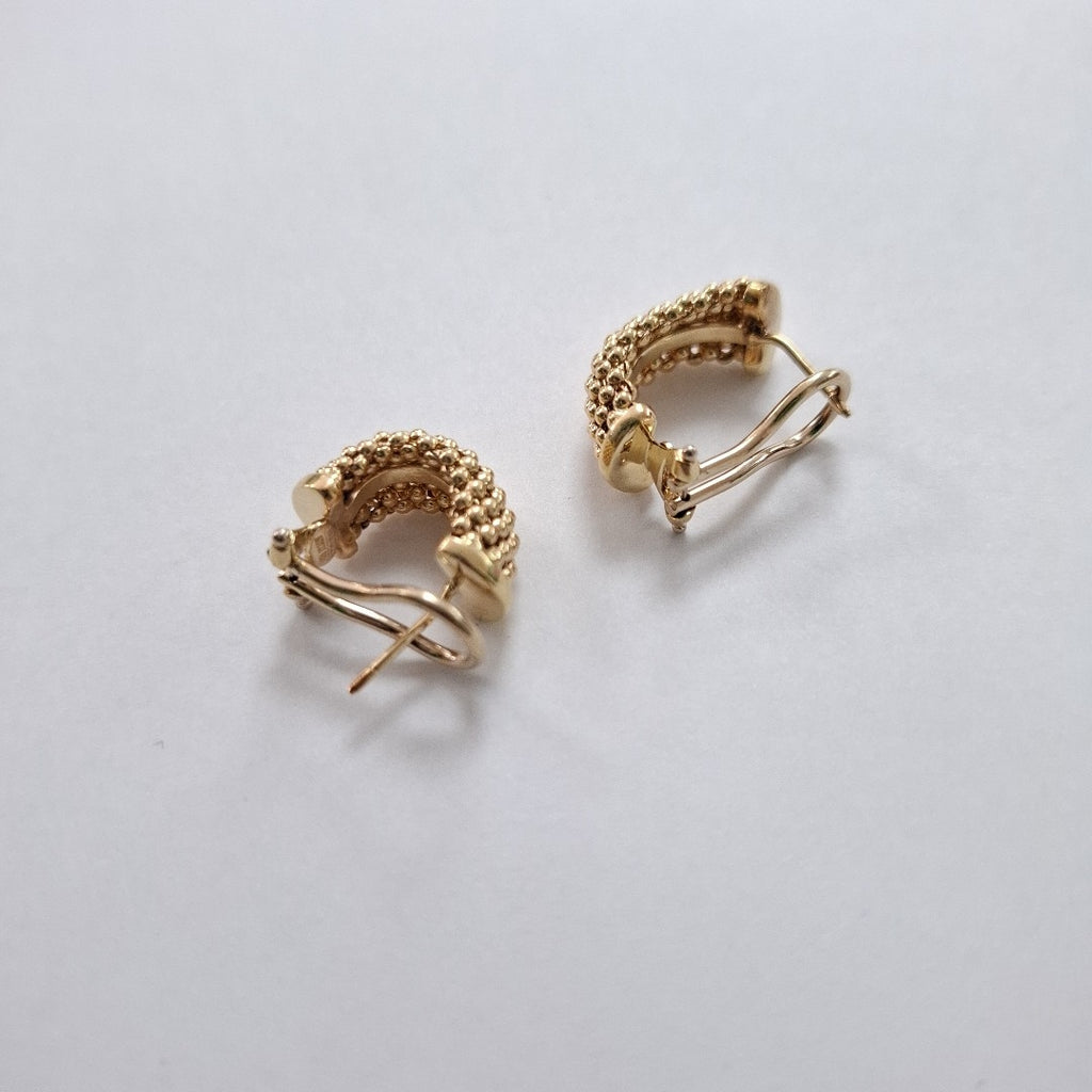 ARETES PAR ORO 14 K 7.7 GRMS (SEMINUEVO)