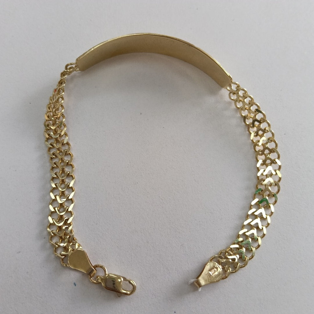 PULSERA ESCLAVA CHINO 14K 21 CM 9.7 GR (NUEVO)