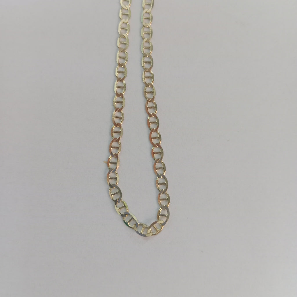 CADENAS TEJIDO GUCHI ORO 10K 55 CM 4.1 GR (NUEVO)