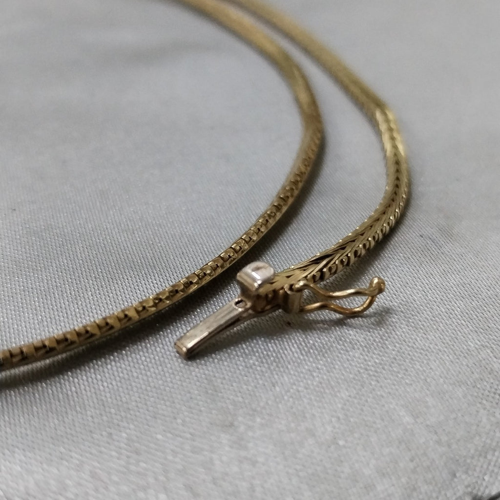GARGANTILLA ORO, ORO COMBINADO 14 K 13.9 GRMS (SEMINUEVO)