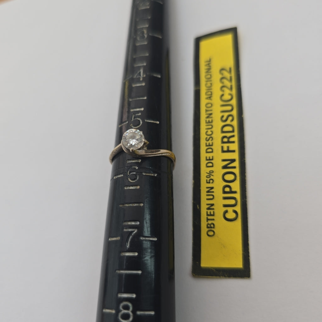 K1 1,70 GRMS 10 K ESPECIFICACIONES COMPLEMENTARIAS ANILLITO TIPO SOLITARIO CON S (SEMINUEVO)